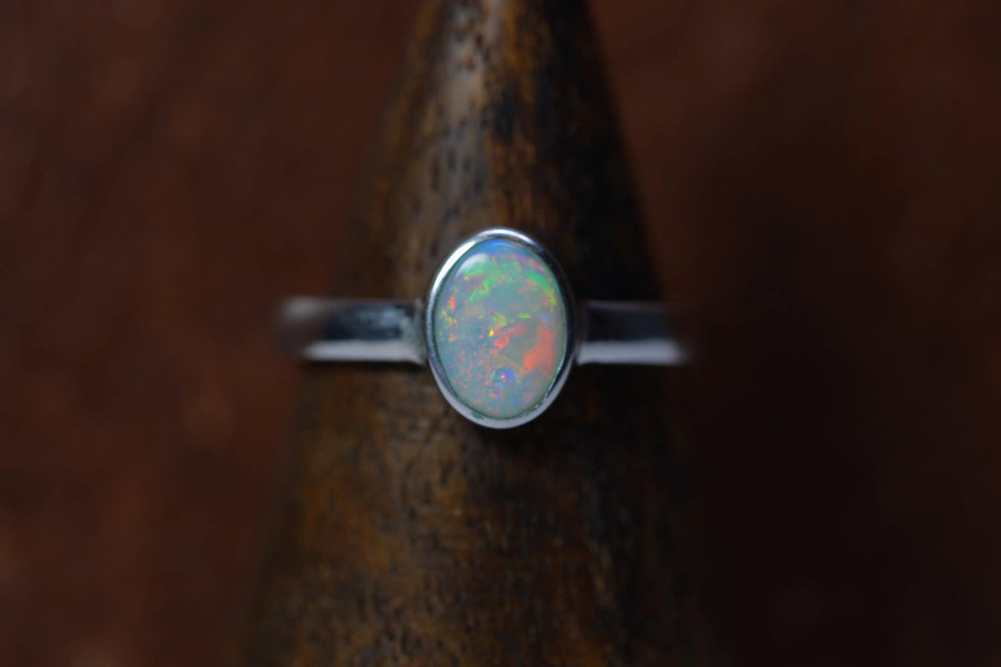 Australian Opal Ring Size 8