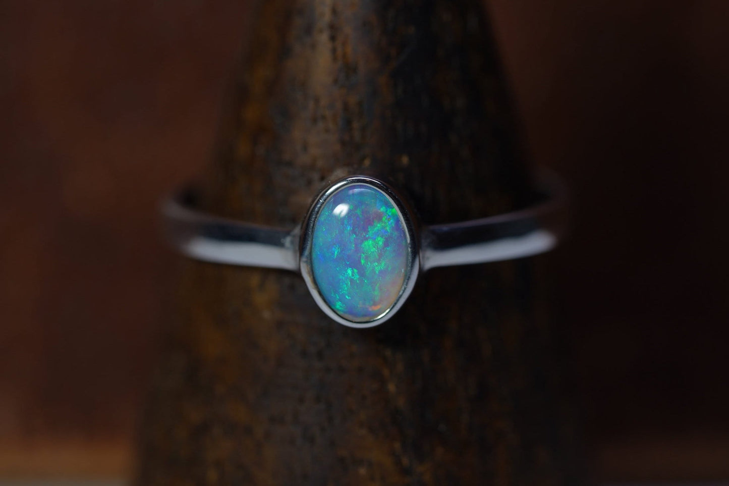 Australian Opal Ring Size 9