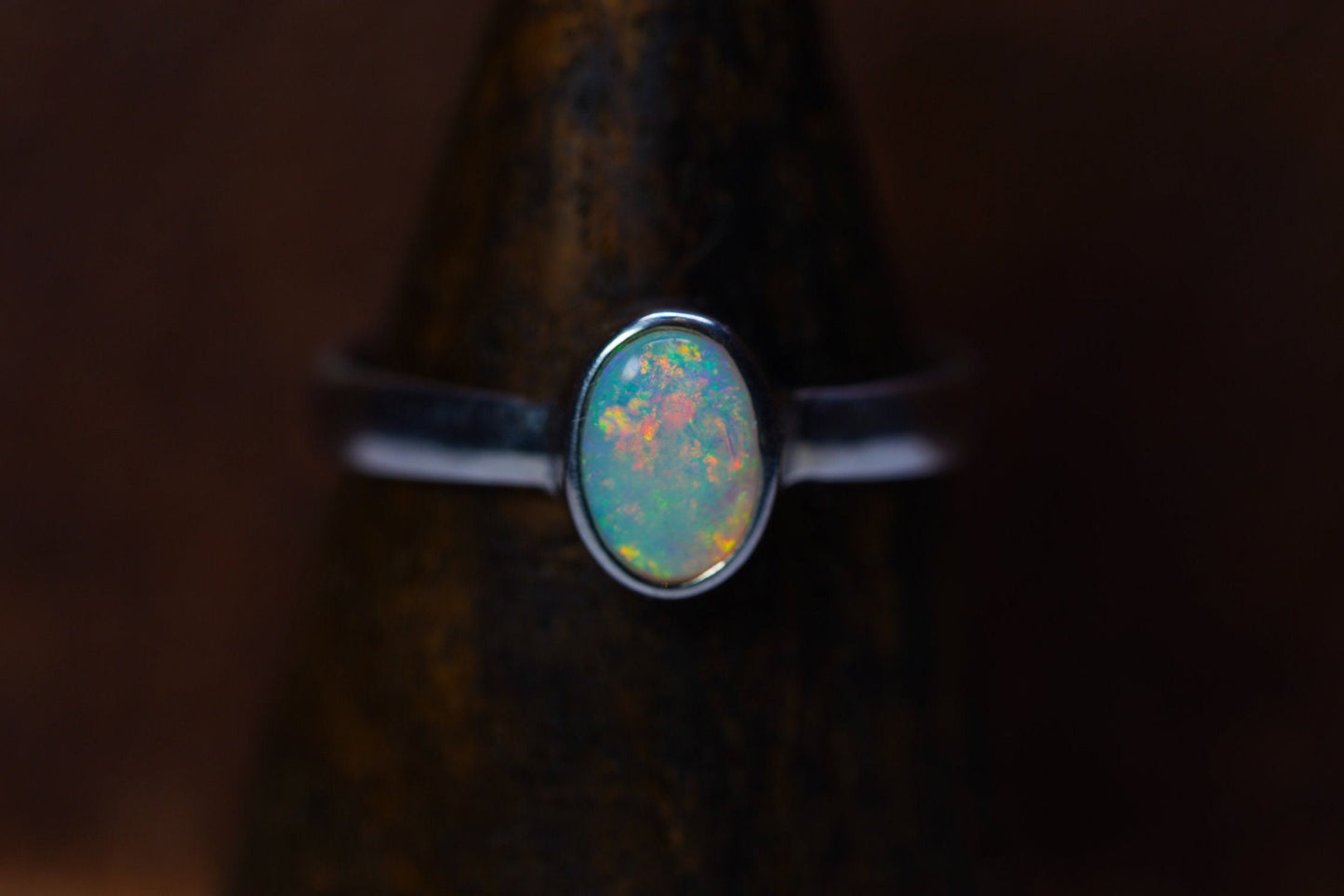 Australian Opal Ring Size 7