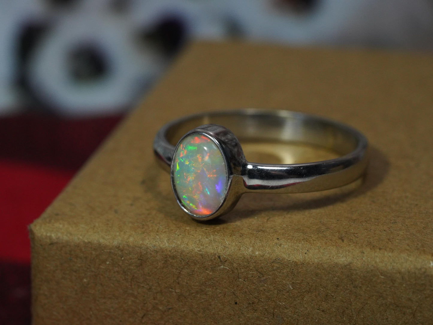 Australian Opal Ring Size 8