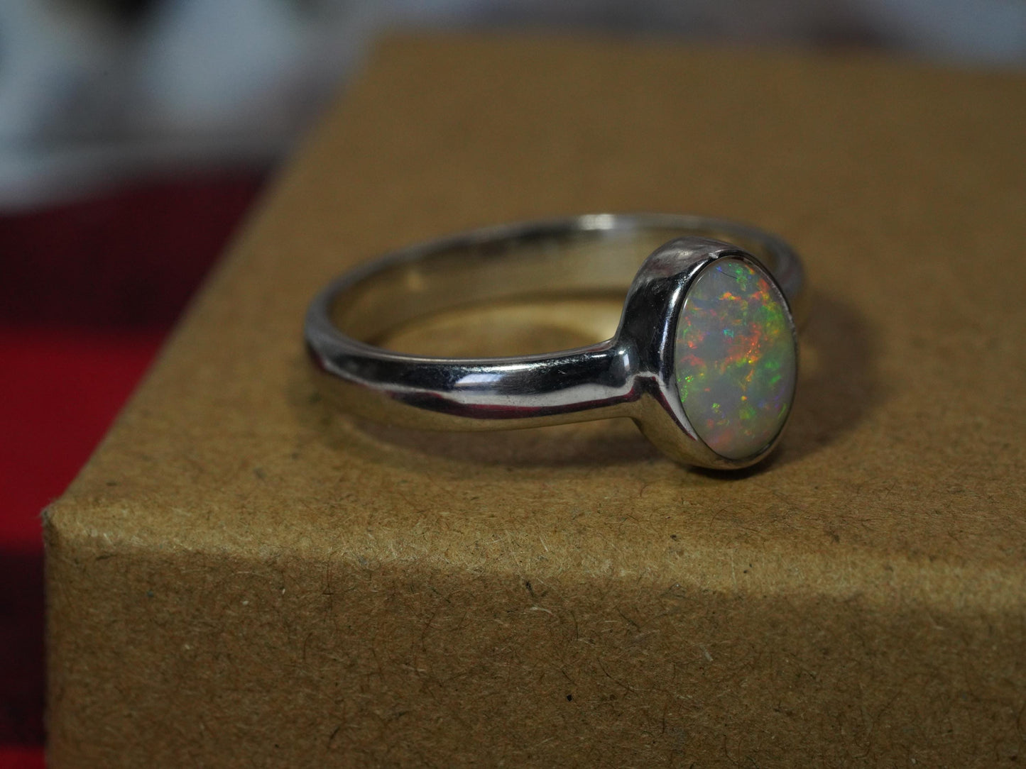Australian Opal Ring Size 7