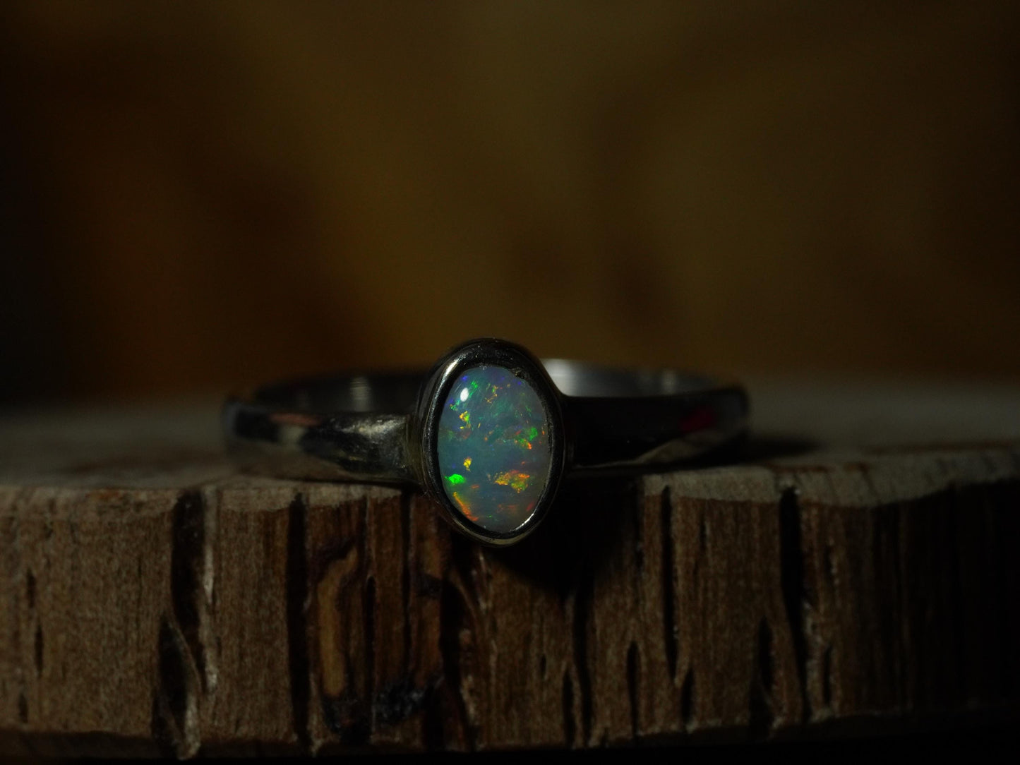 Australian Opal Ring Size 5