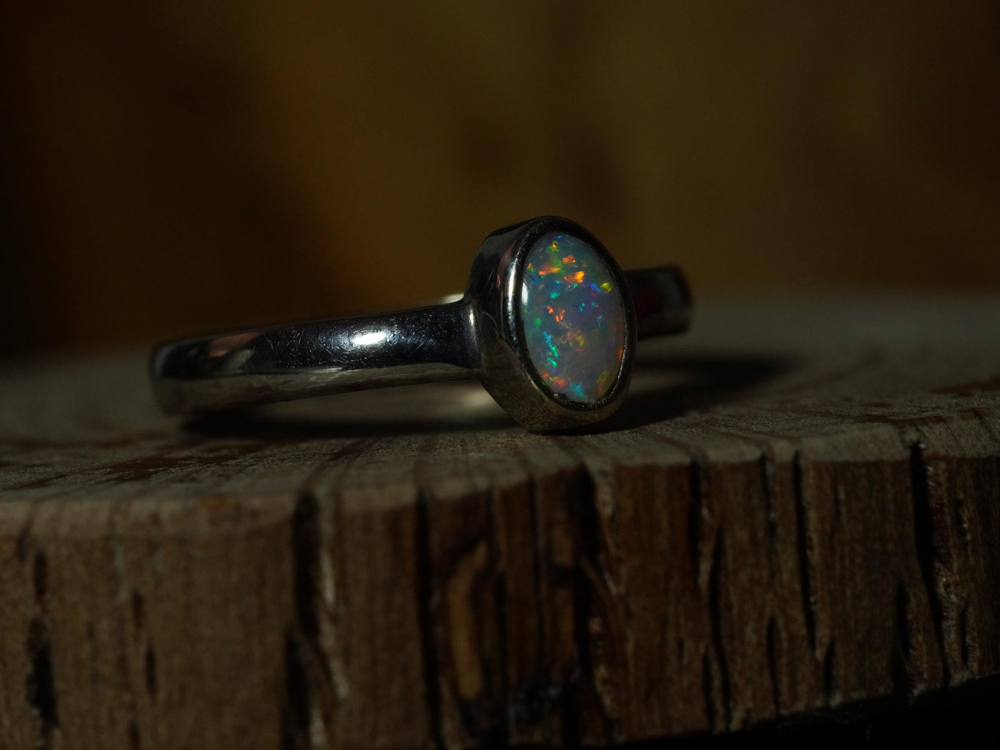 Australian Opal Ring Size 5