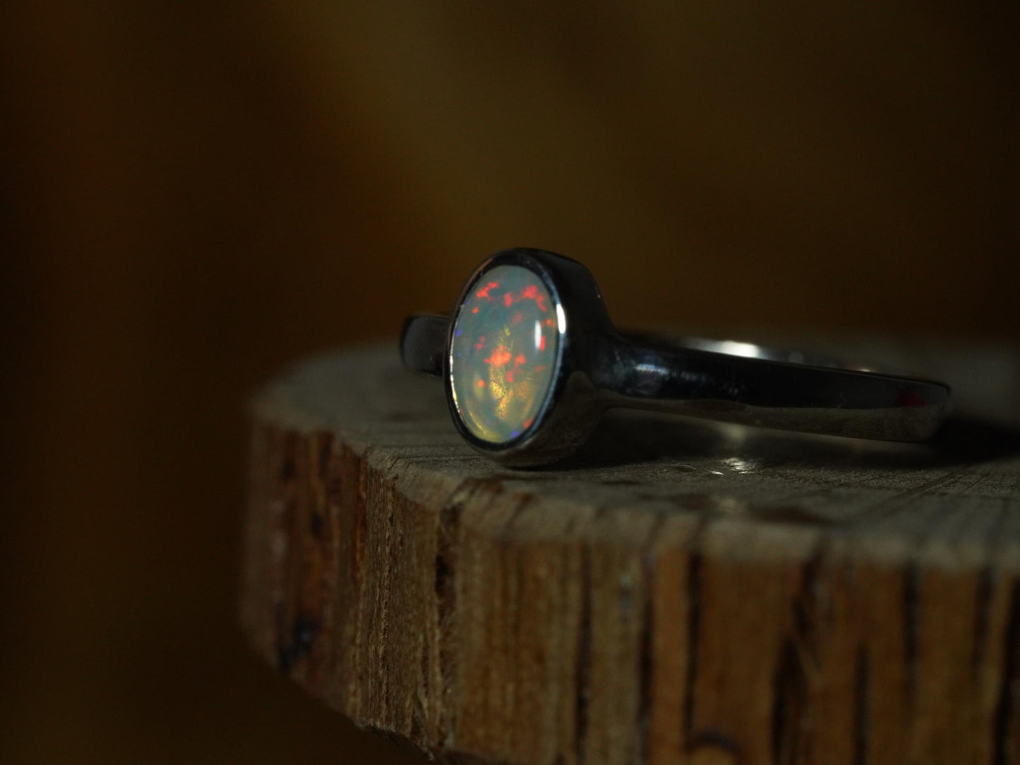 Australian Opal Ring Size 5