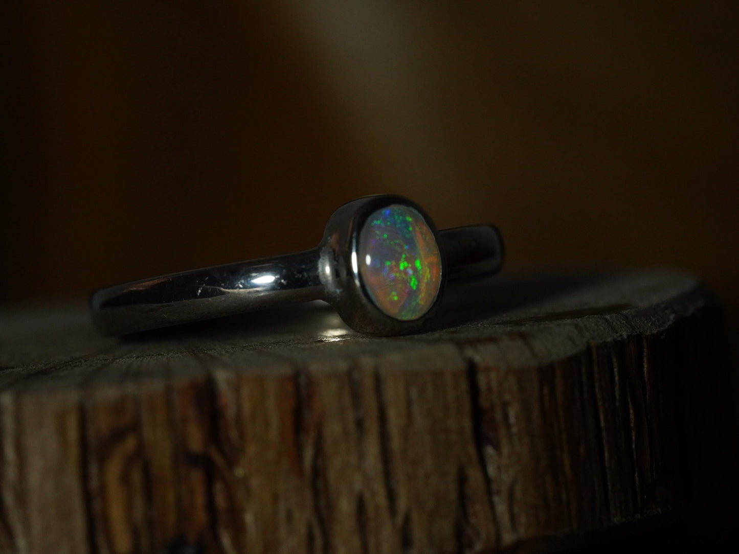 Australian Opal Ring Size 5