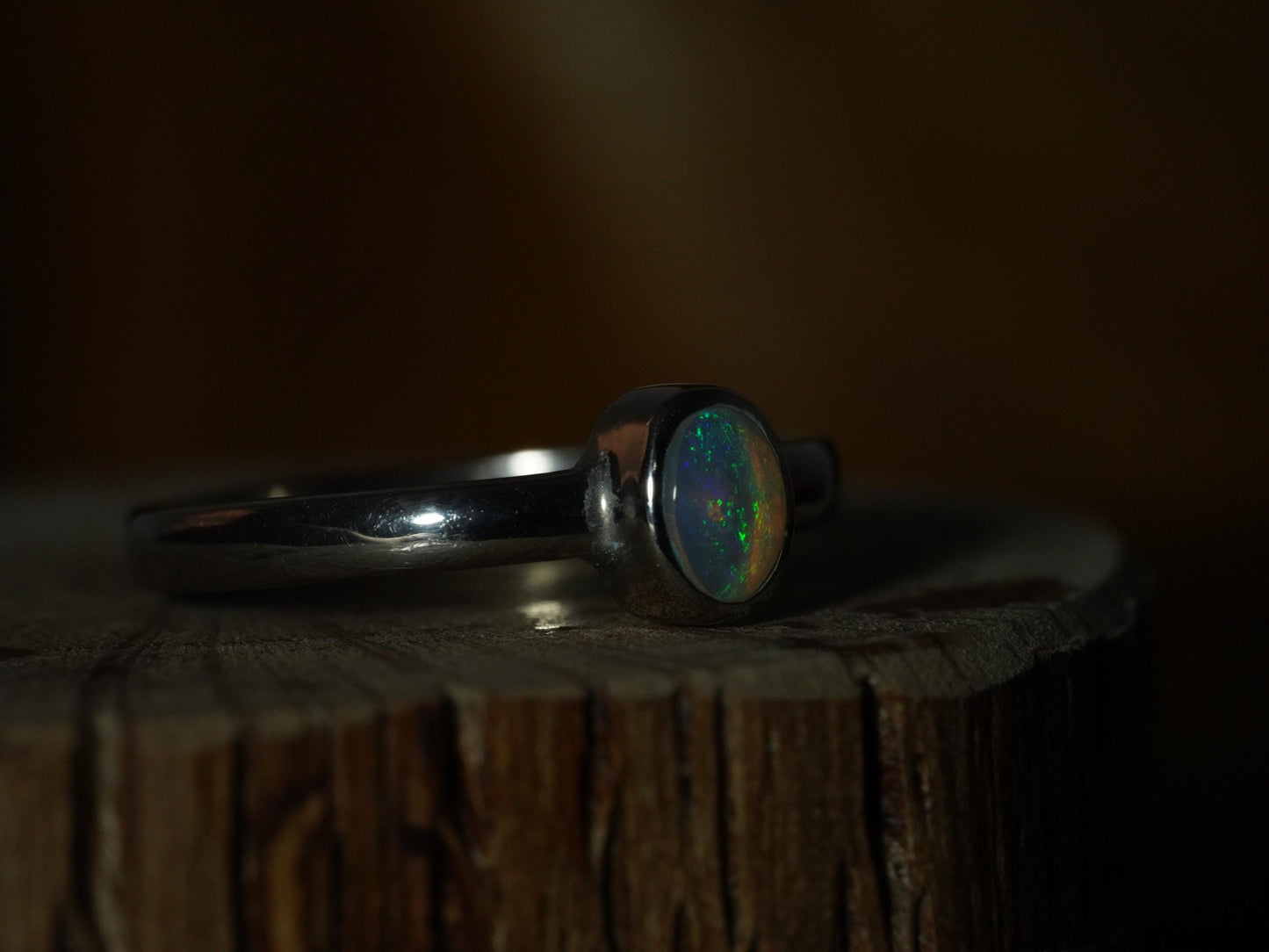 Australian Opal Ring Size 5