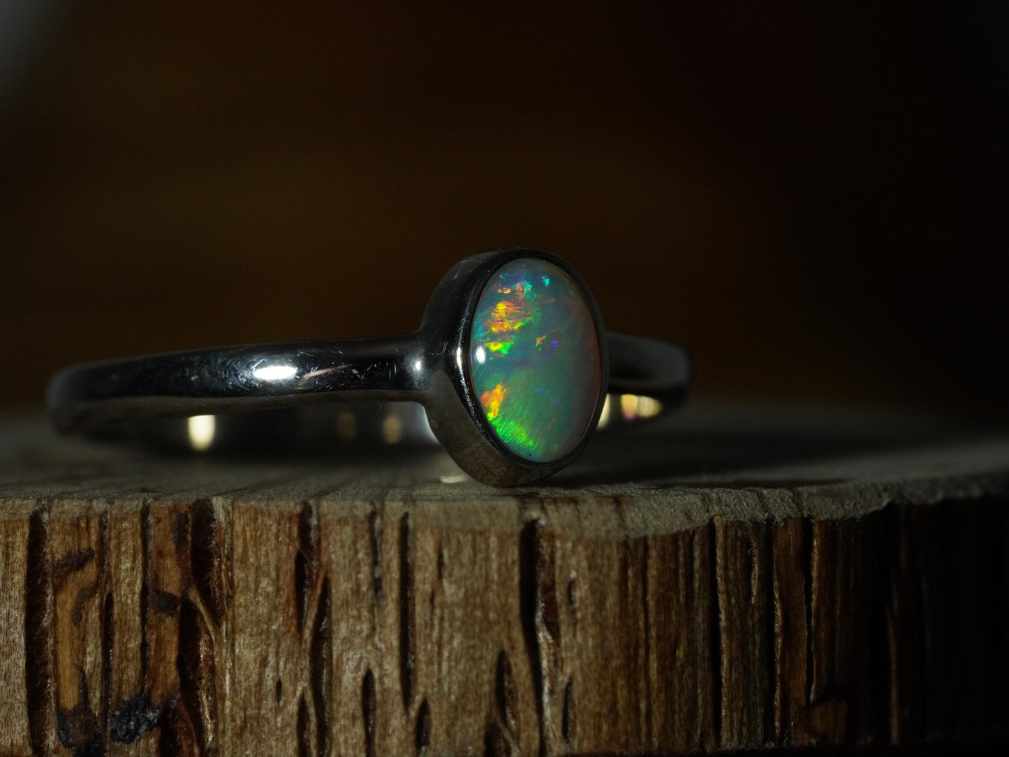 Australian Opal Ring Size 10