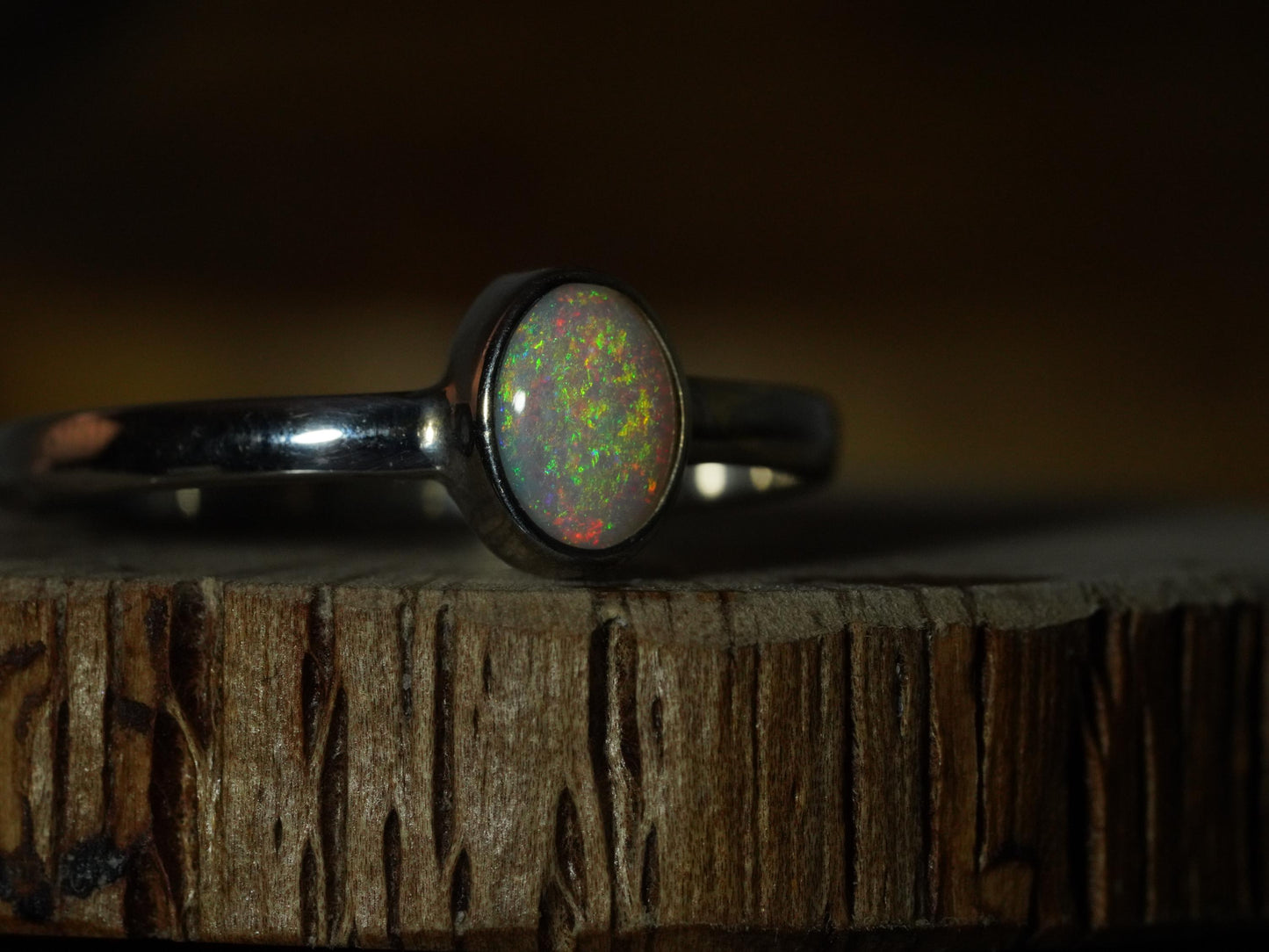 Australian Opal Ring Size 10