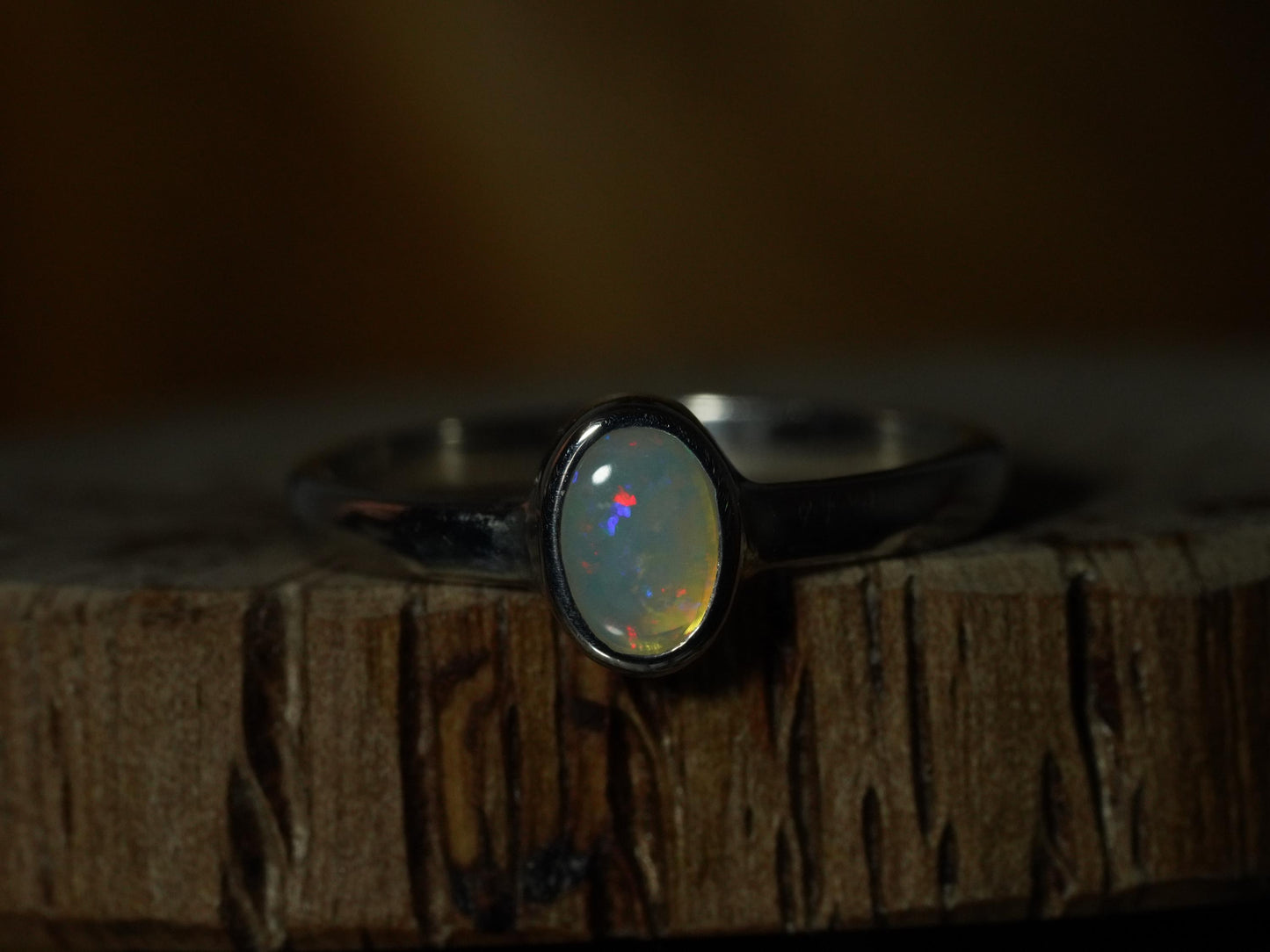 Australian Opal Ring Size 5