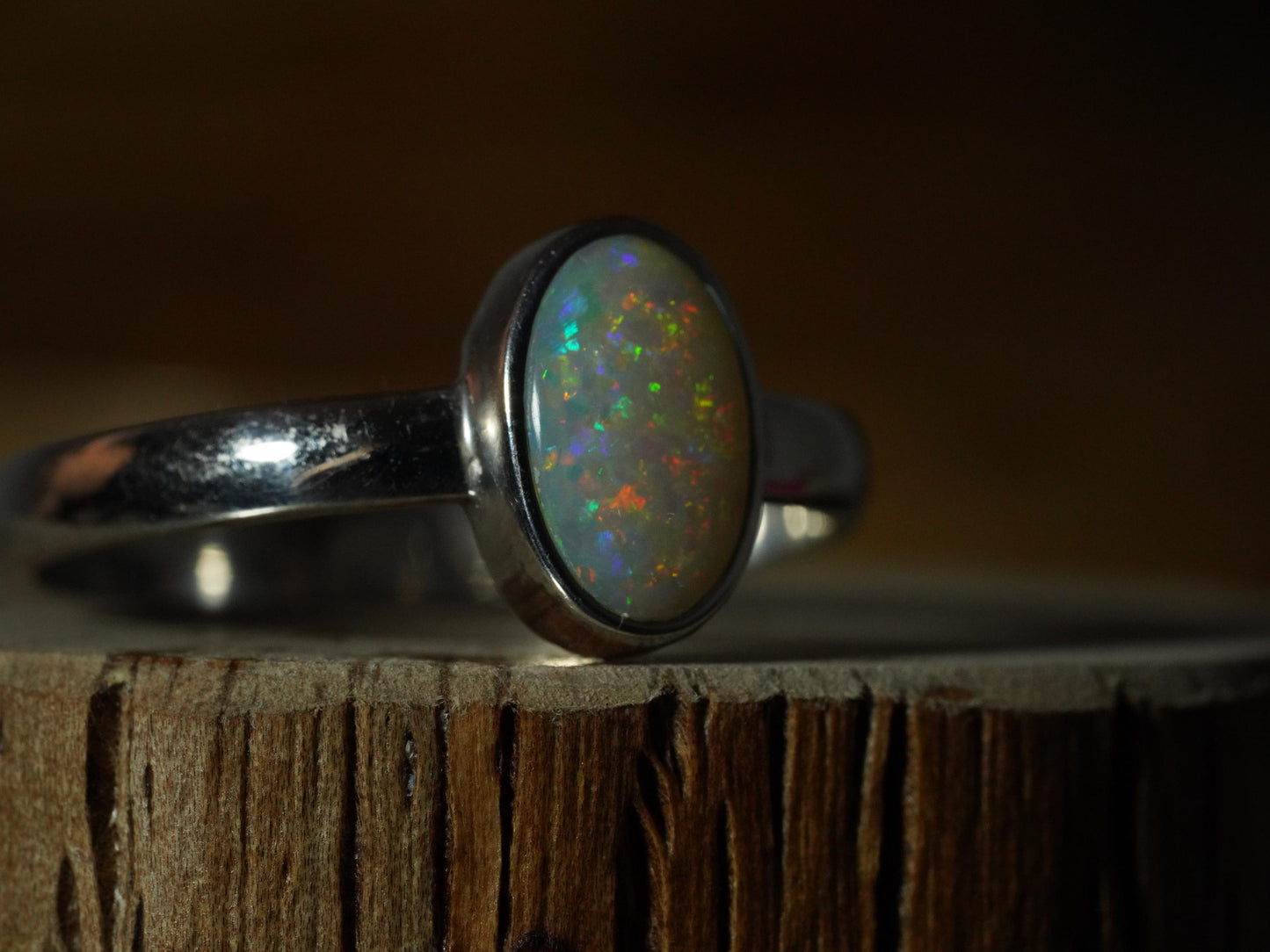 Australian Opal Ring Size 10