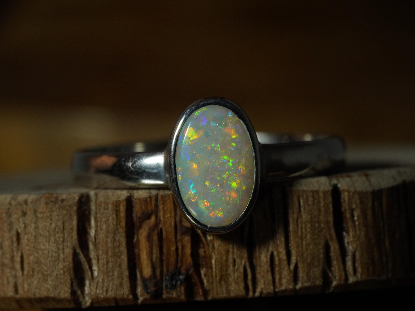 Australian Opal Ring Size 10