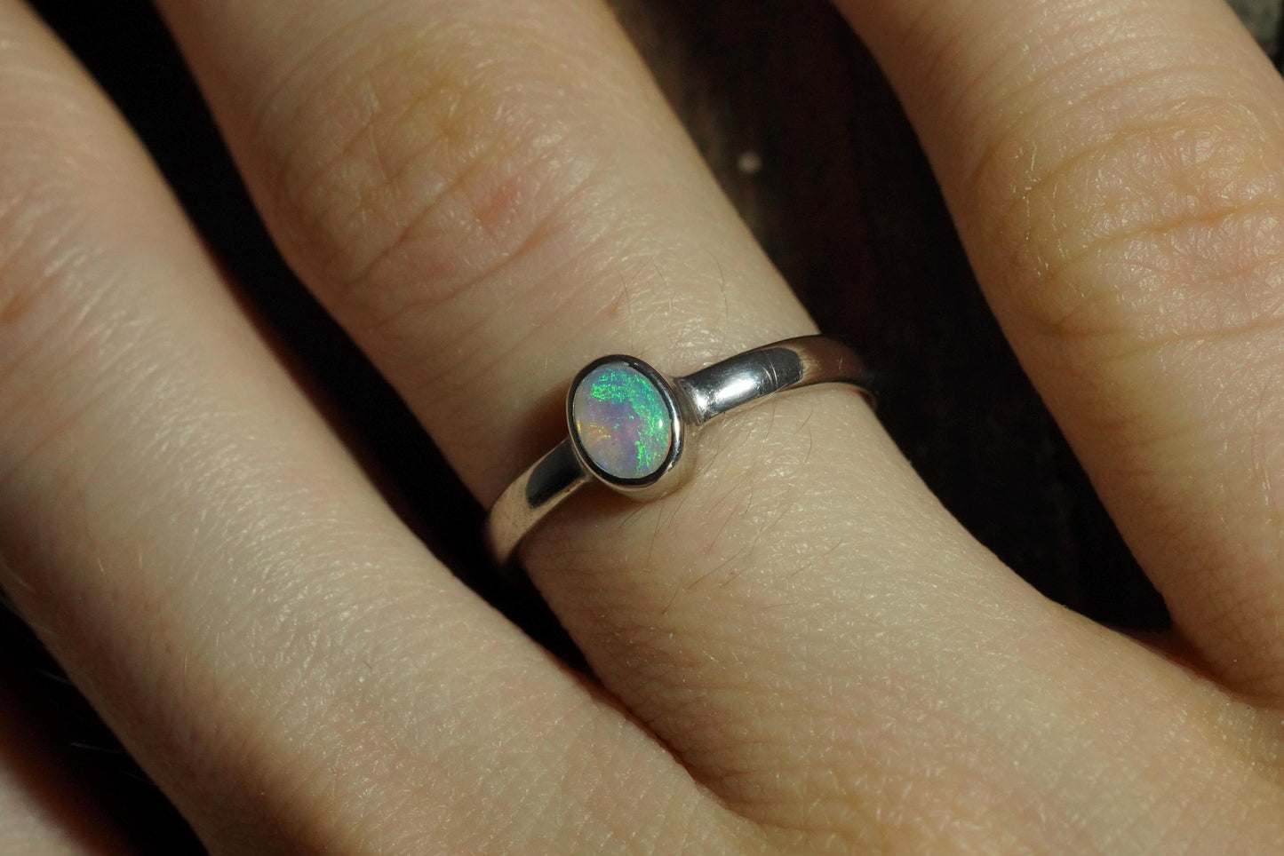 Australian Opal Ring Size 5