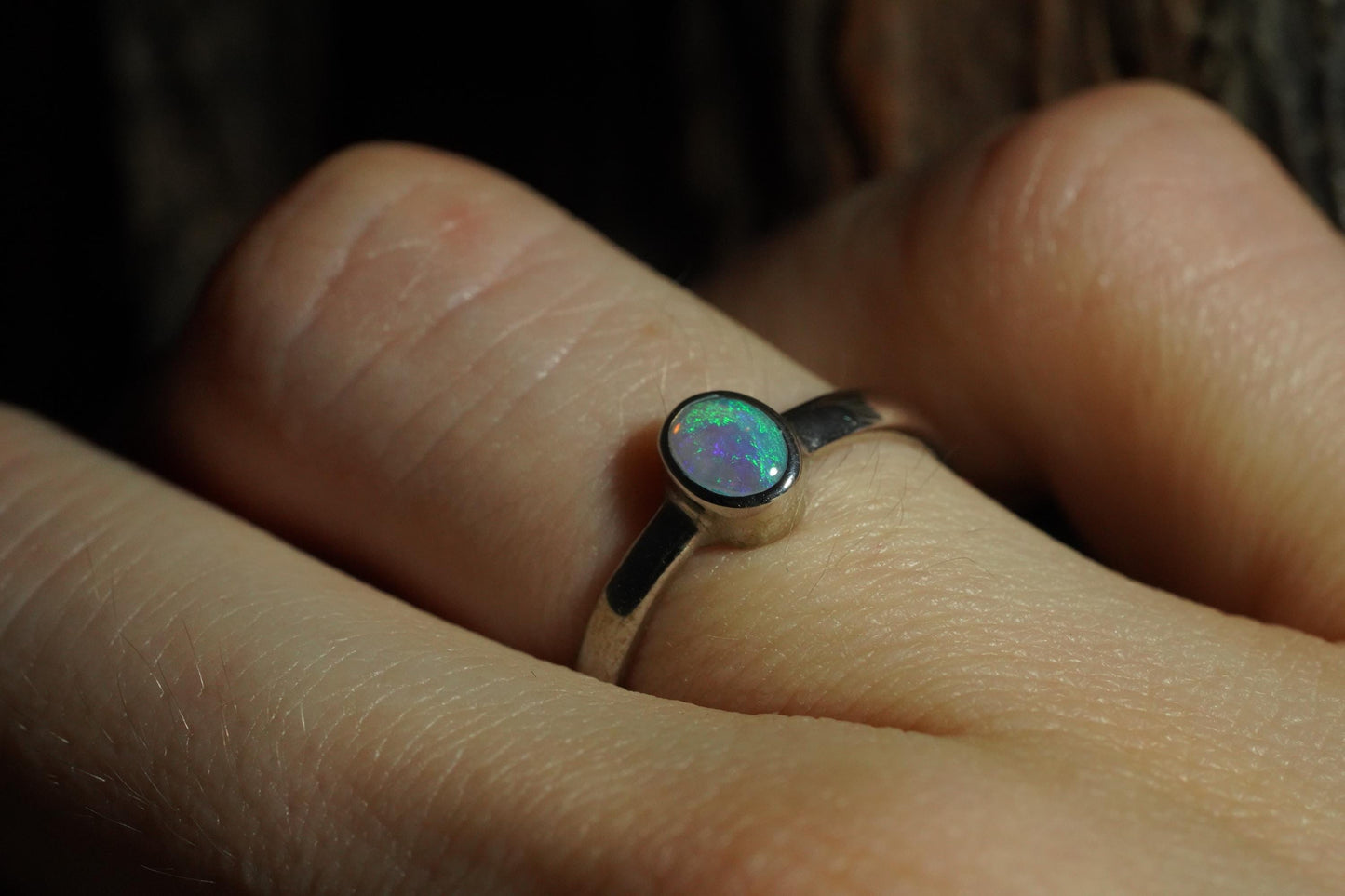 Australian Opal Ring Size 5