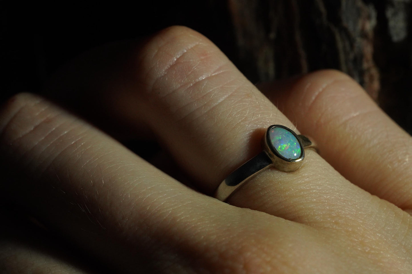 Australian Opal Ring Size 5