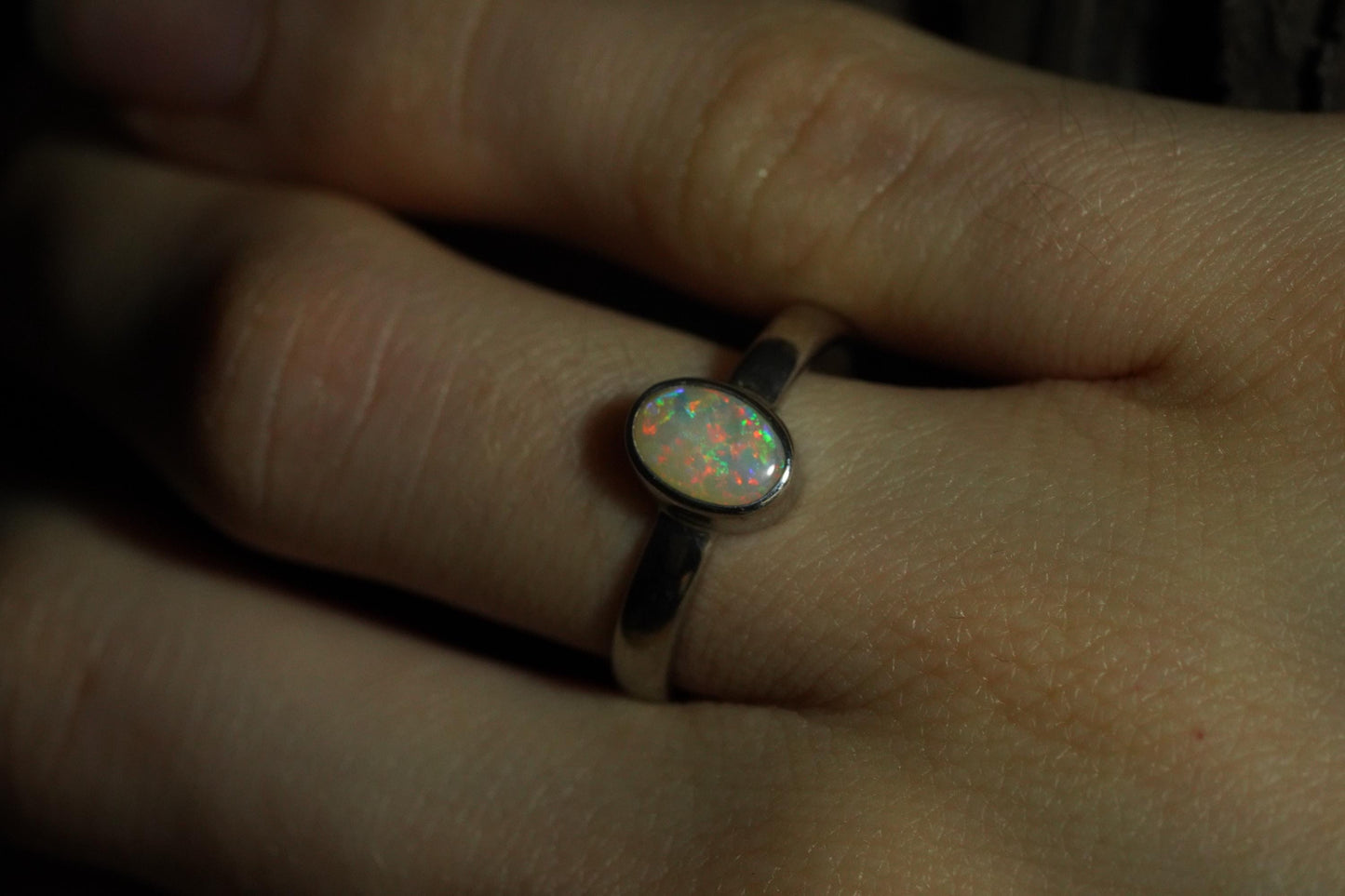 Australian Opal Ring Size 6
