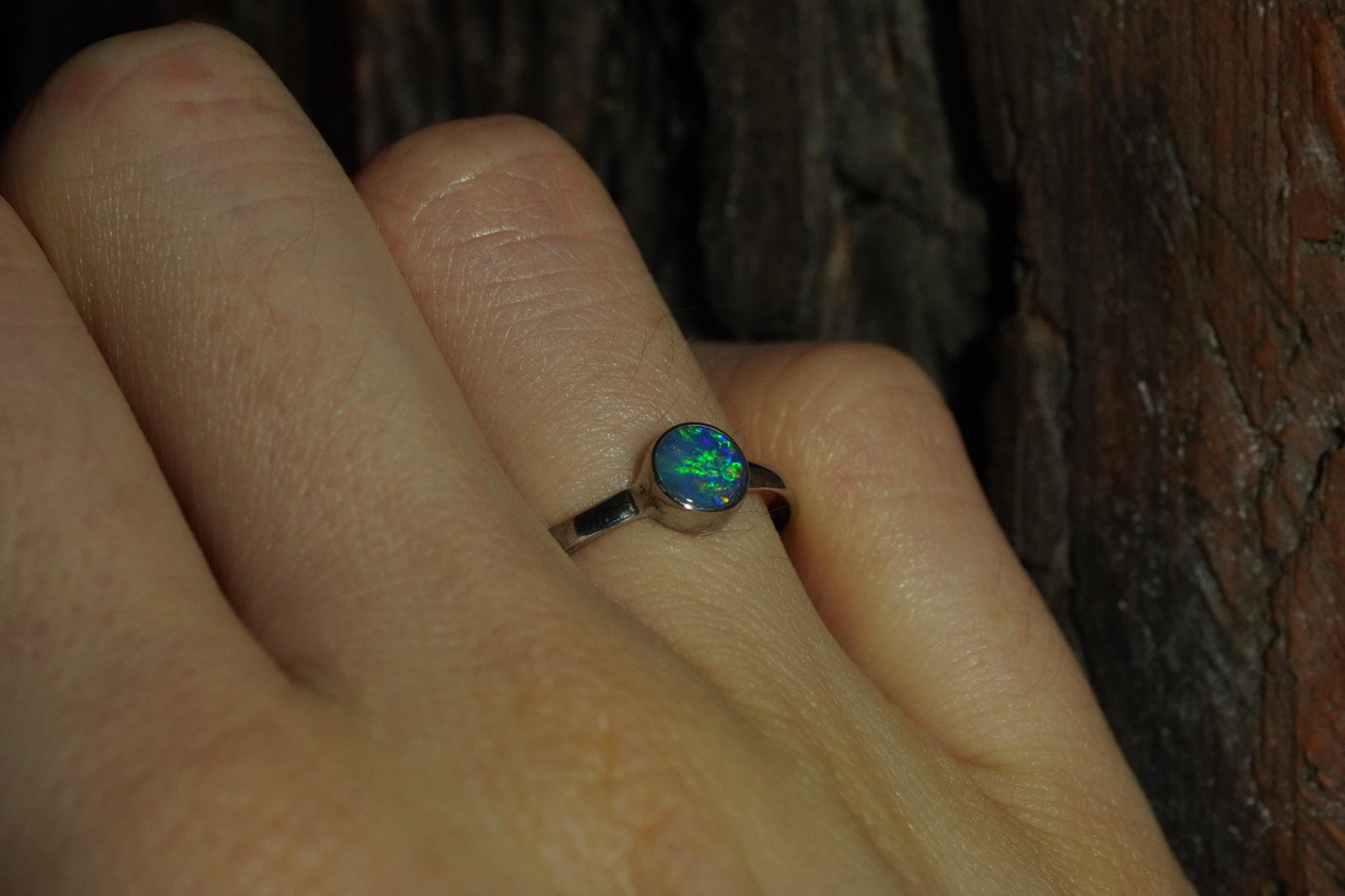 Australian Opal Ring Size 6