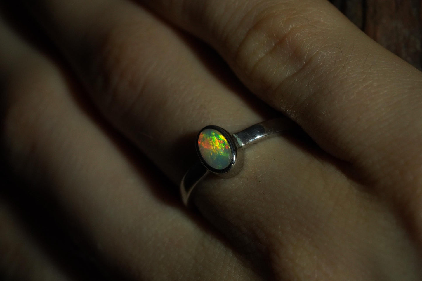 Australian Opal Ring Size 6