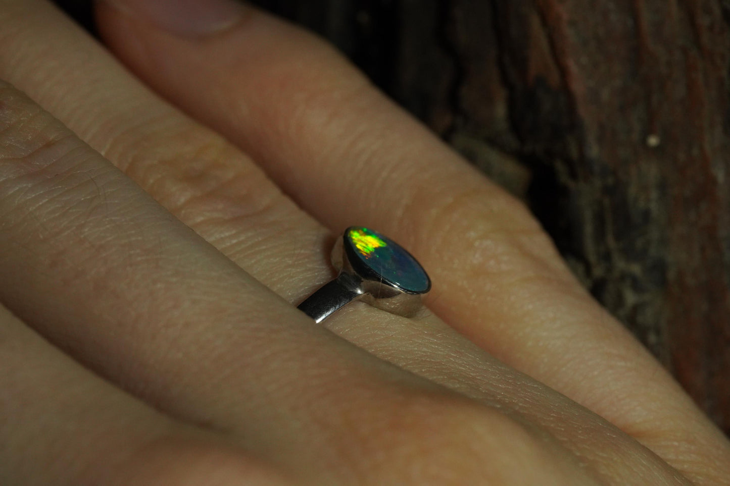Australian Opal Ring Size 6