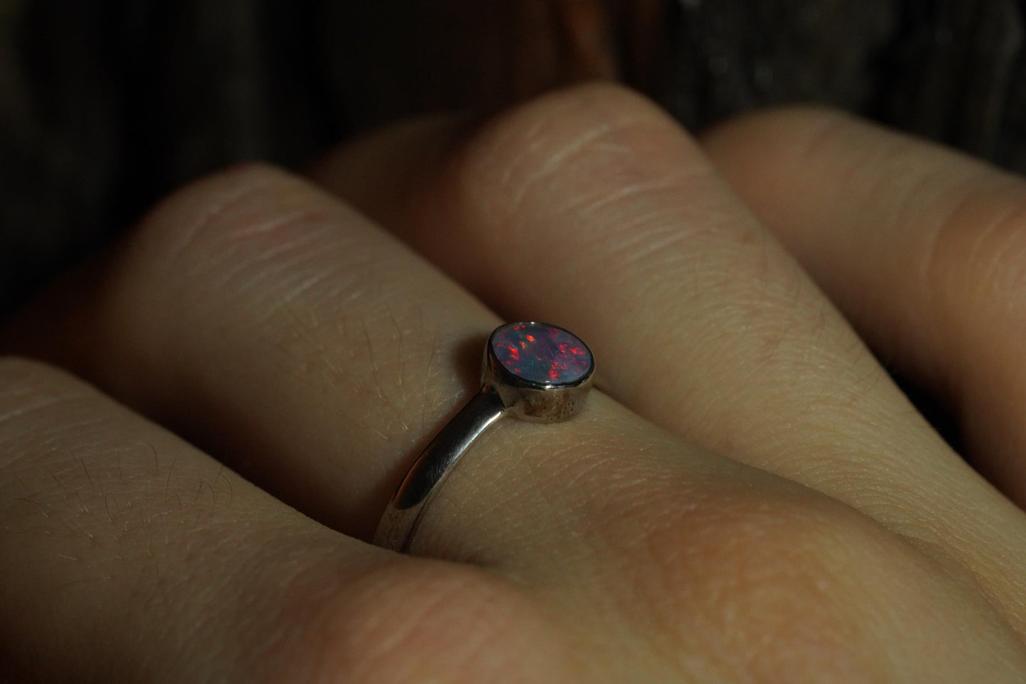 Australian Opal Ring Size 7