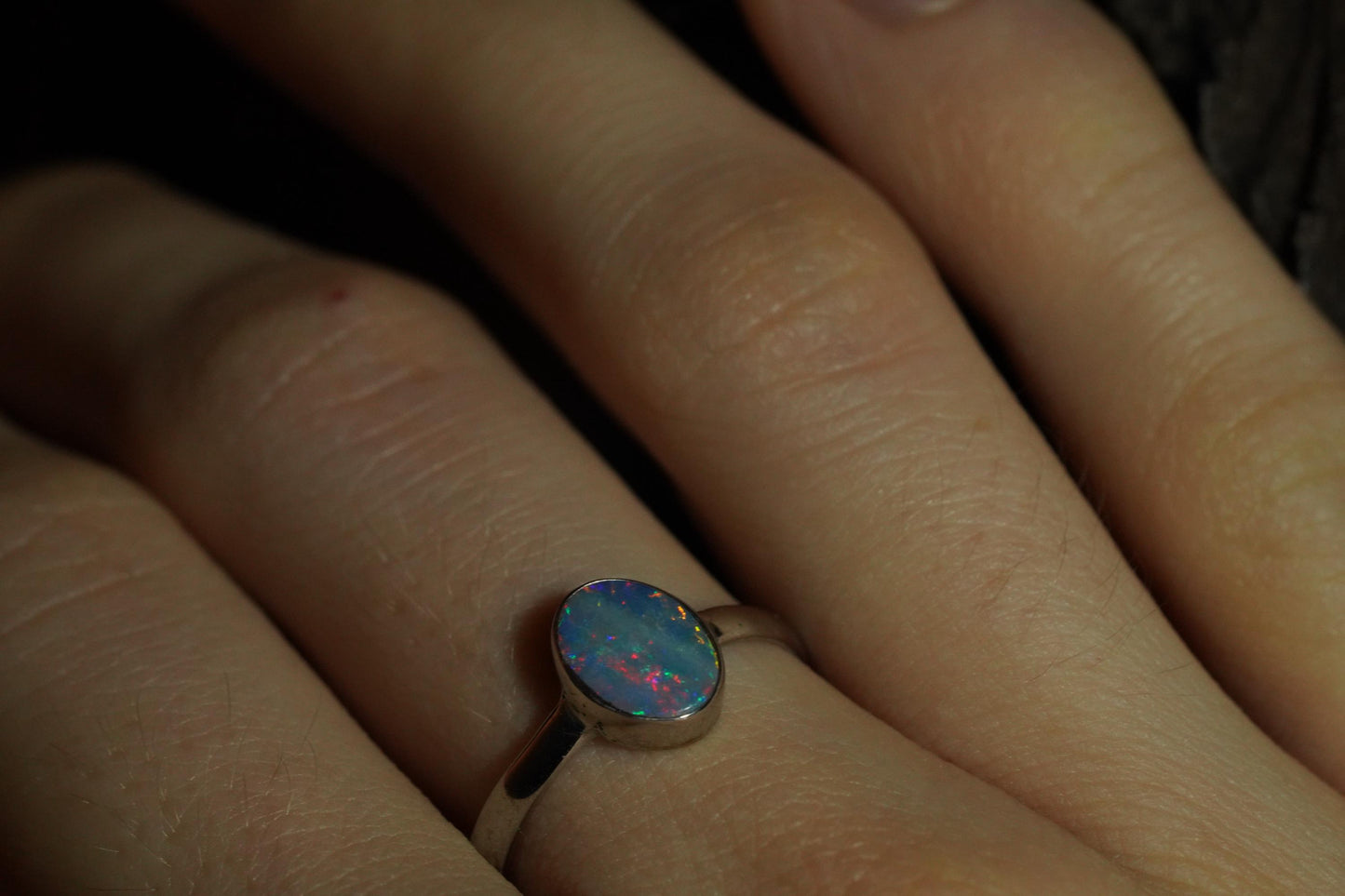 Australian Opal Ring Size 7