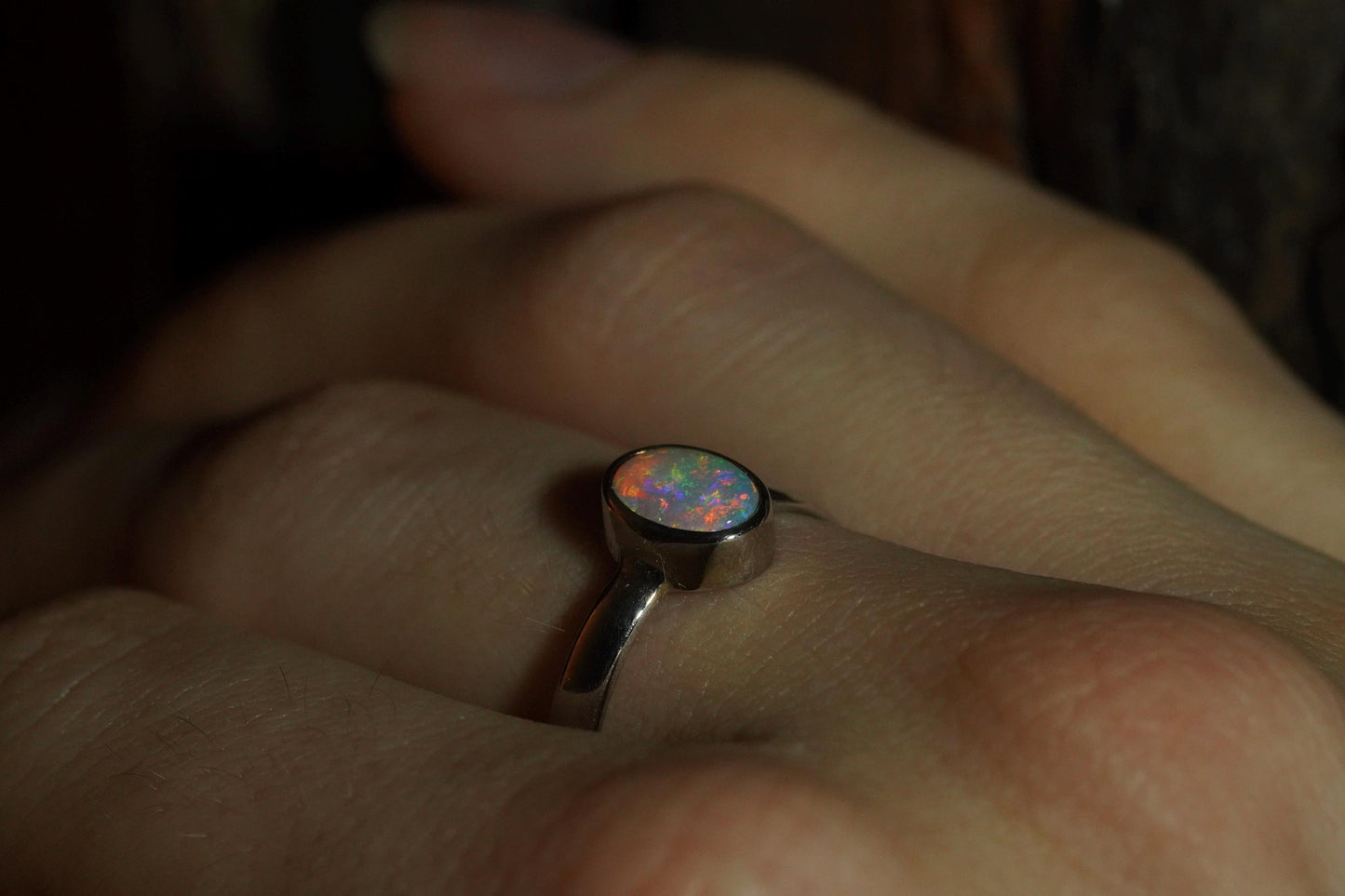Australian Opal Ring Size 7