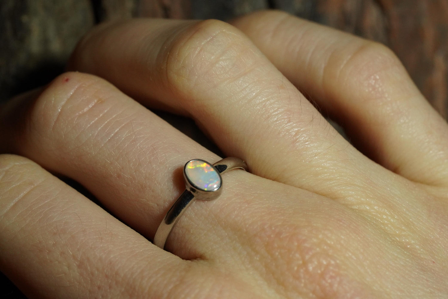 Australian Opal Ring Size 7