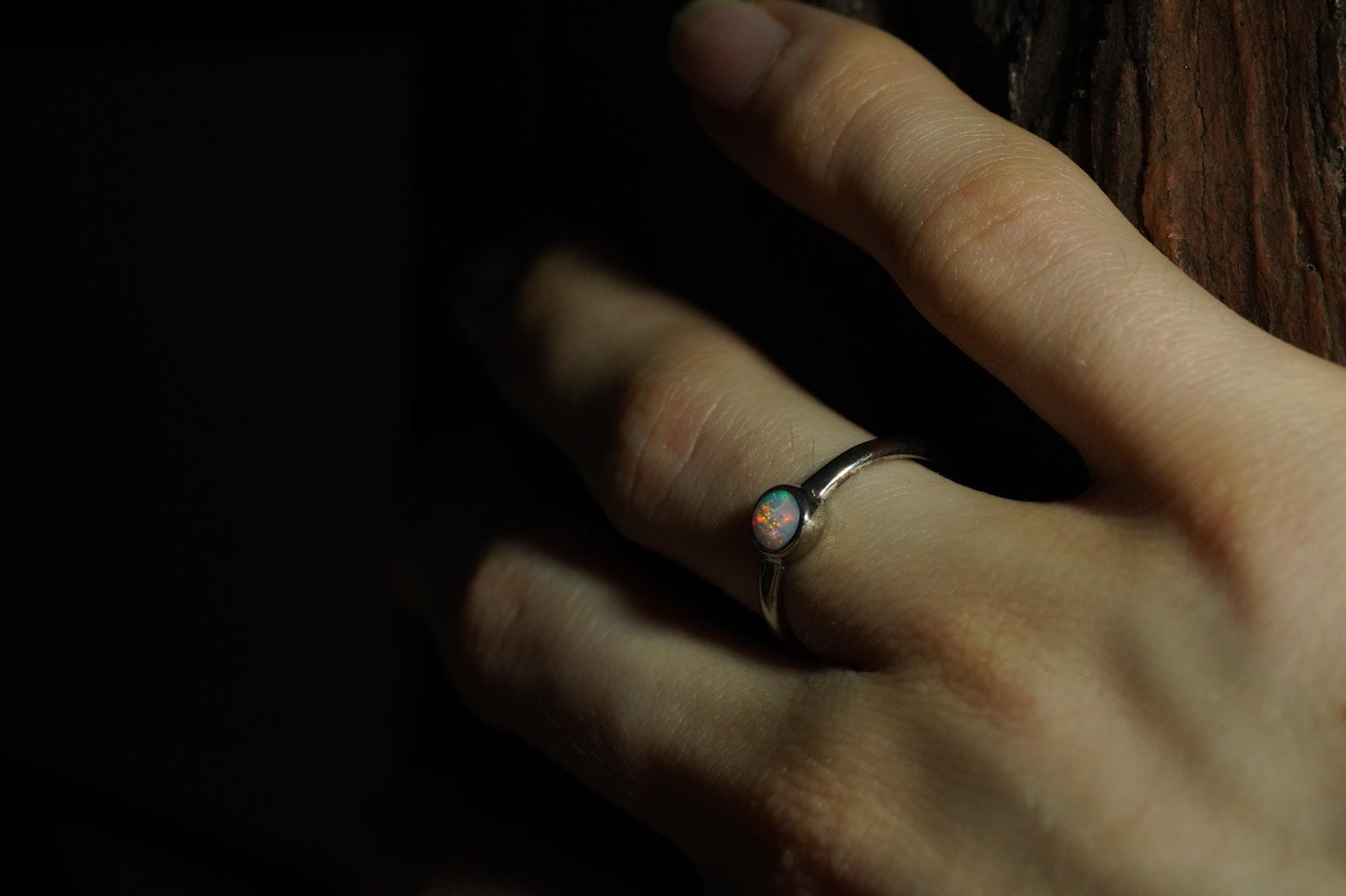 Australian Opal Ring Size 5