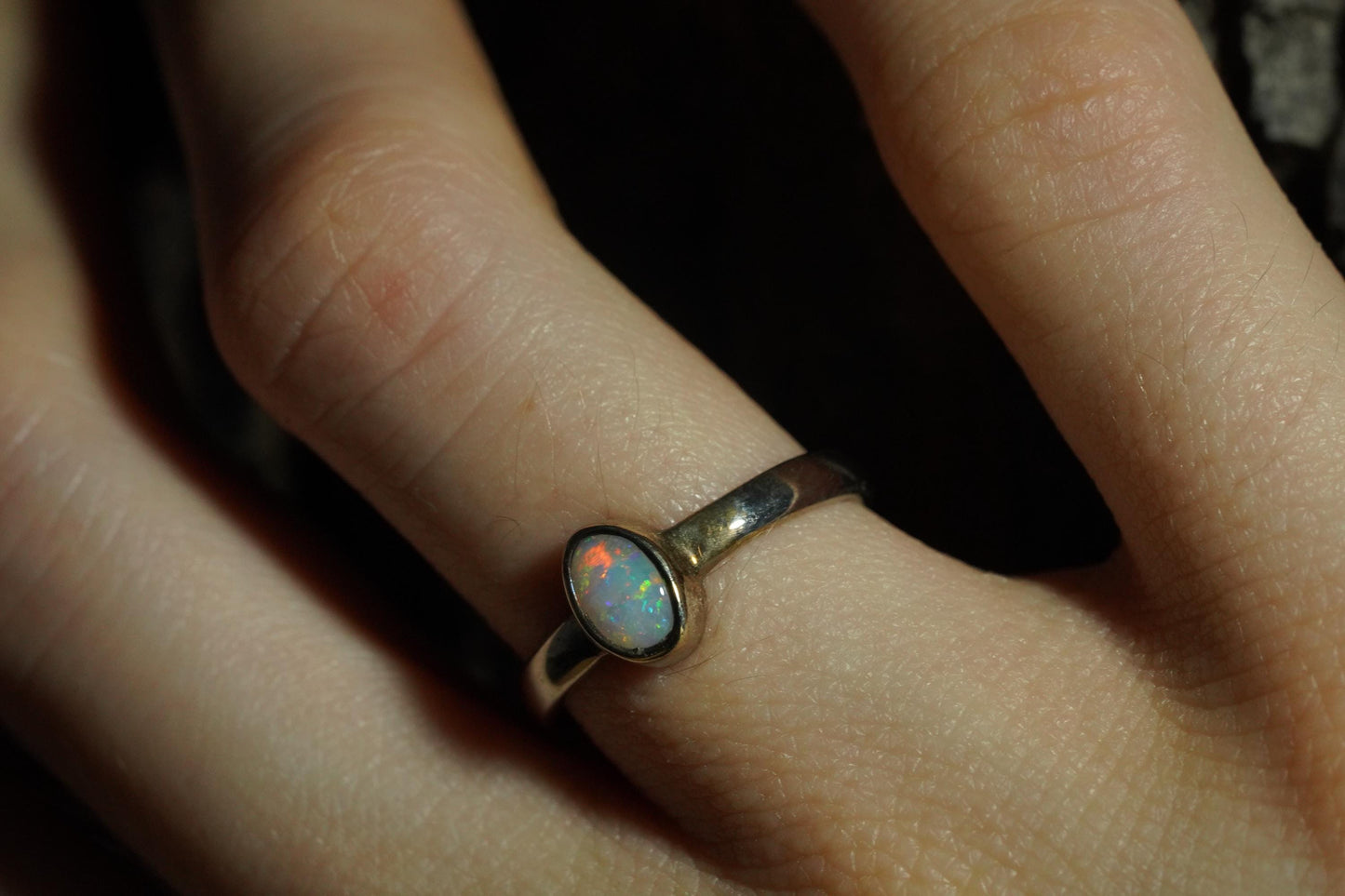 Australian Opal Ring Size 5