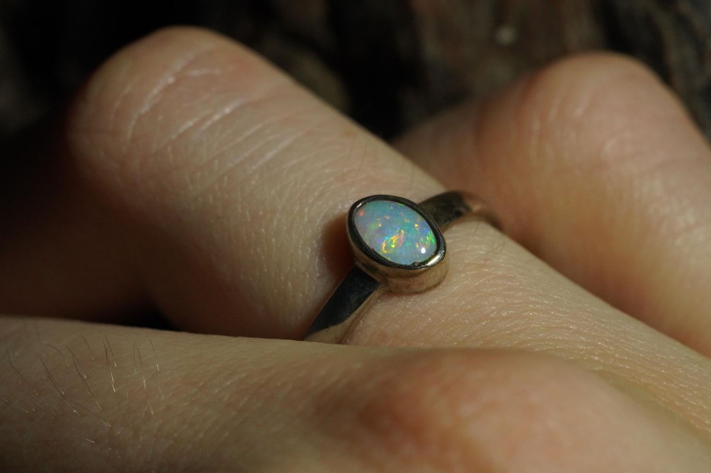 Australian Opal Ring Size 5