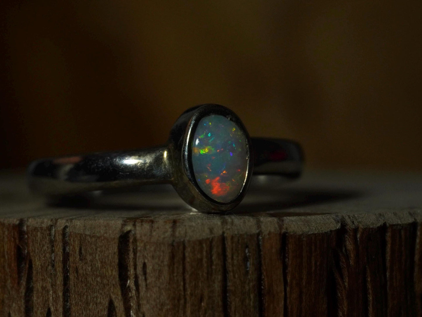 Australian Opal Ring Size 5