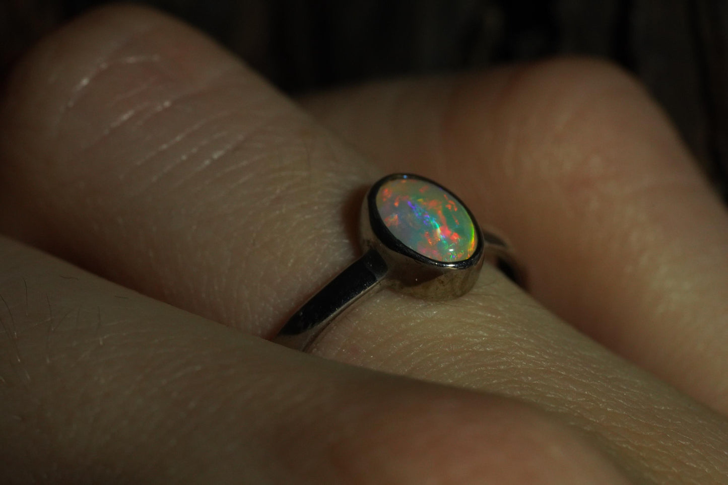 Australian Opal Ring Size 6