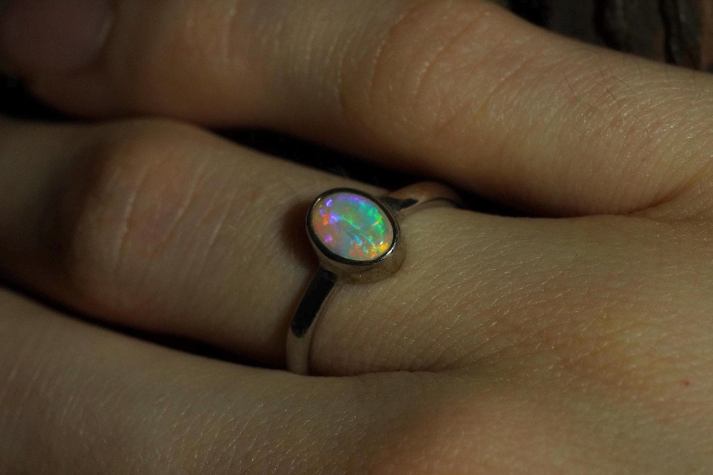 Australian Opal Ring Size 6