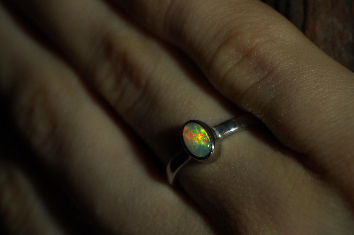 Australian Opal Ring Size 6