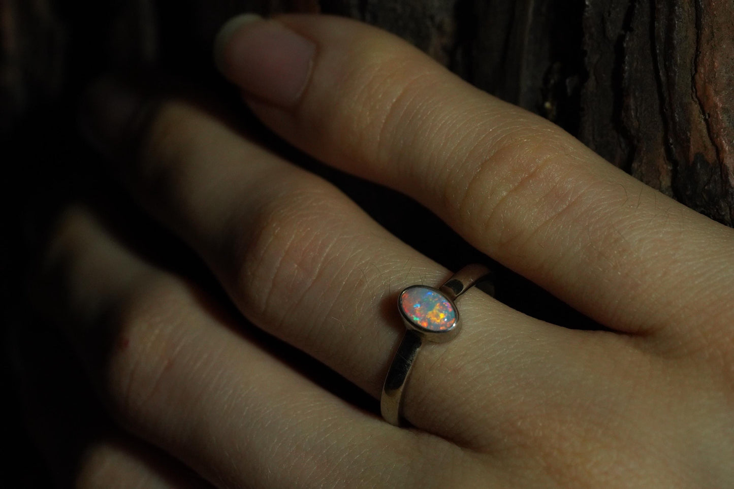 Australian Opal Ring Size 6