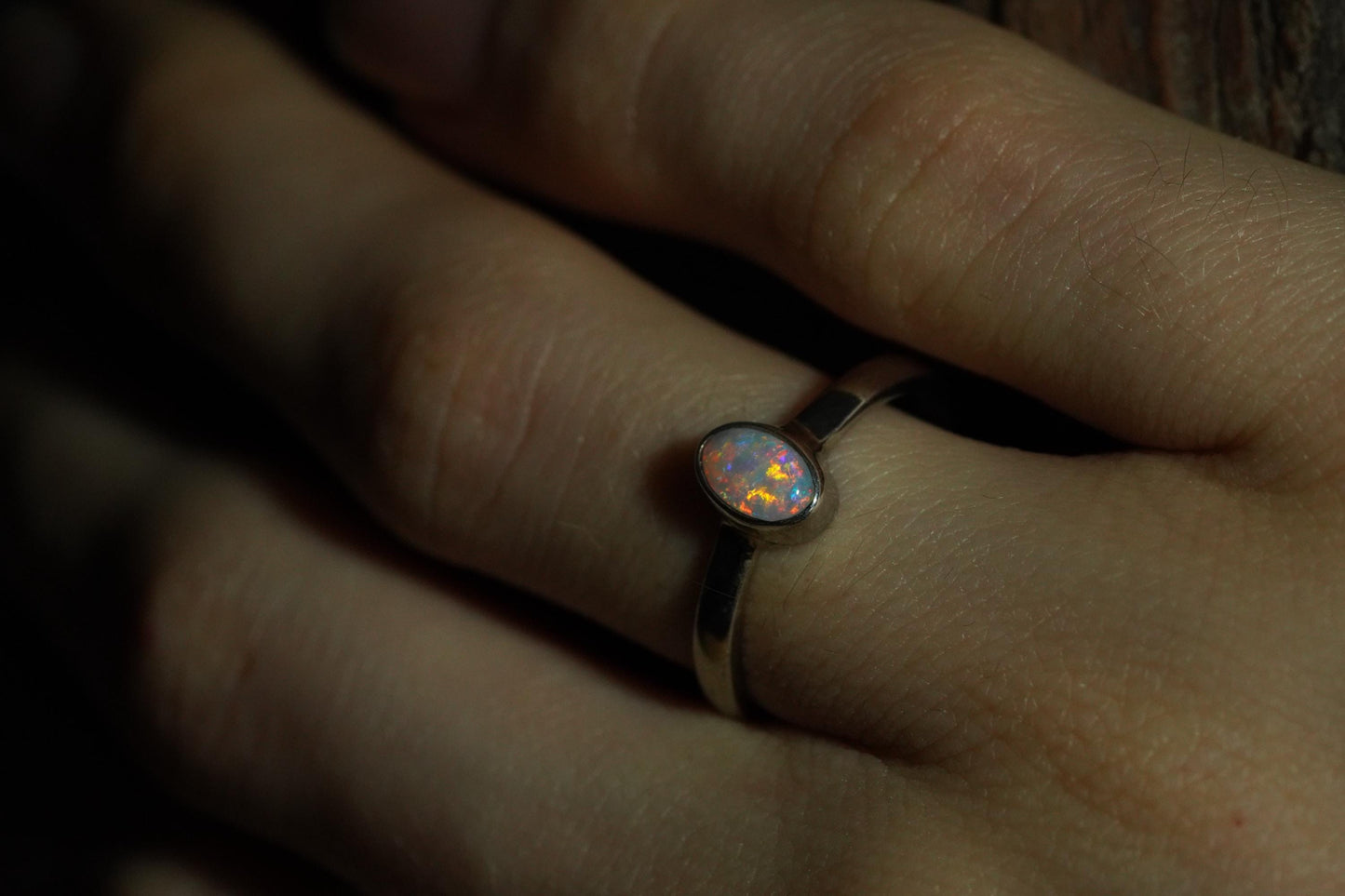 Australian Opal Ring Size 6