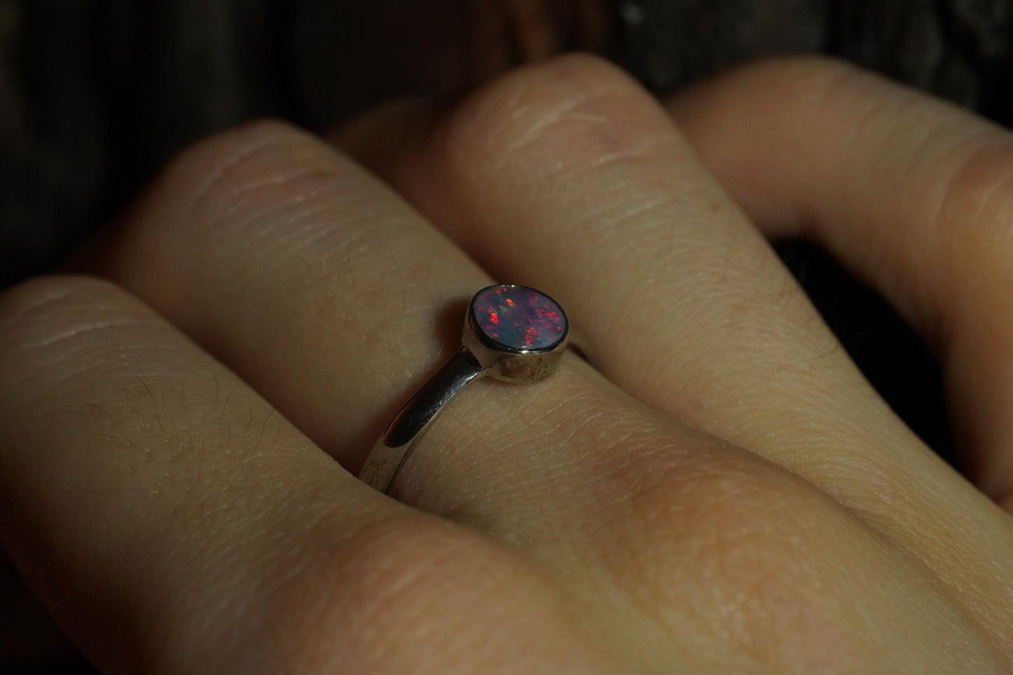 Australian Opal Ring Size 7