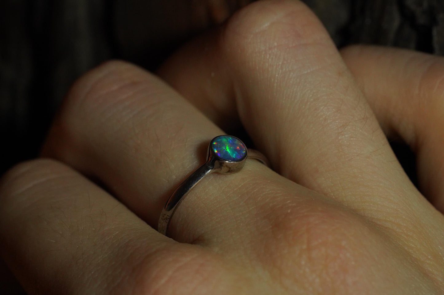 Australian Opal Ring Size 7
