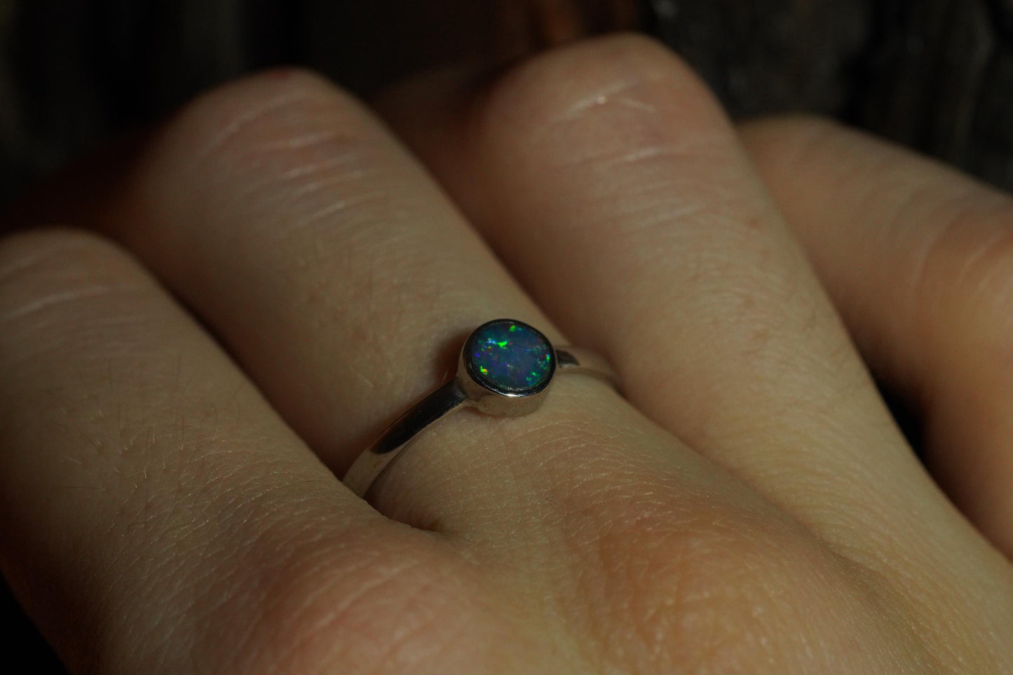 Australian Opal Ring Size 7
