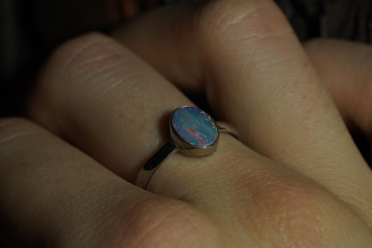 Australian Opal Ring Size 7
