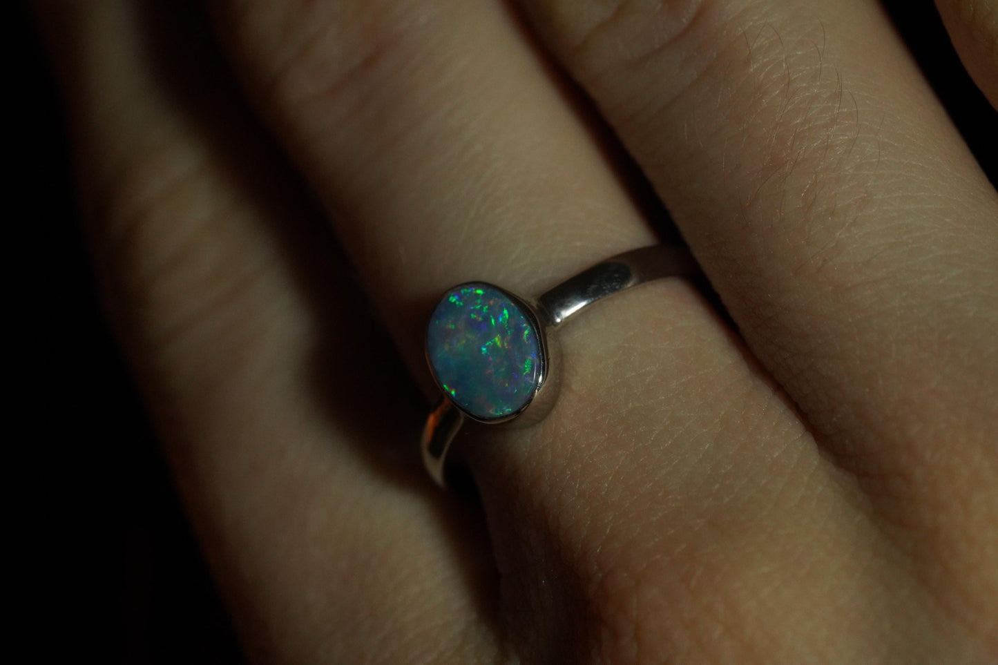 Australian Opal Ring Size 7