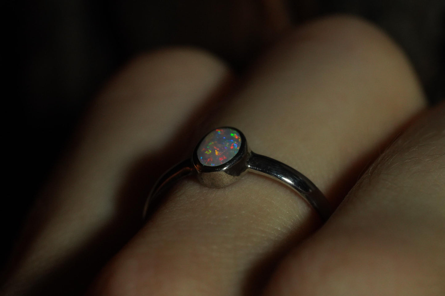 Australian Opal Ring Size 7