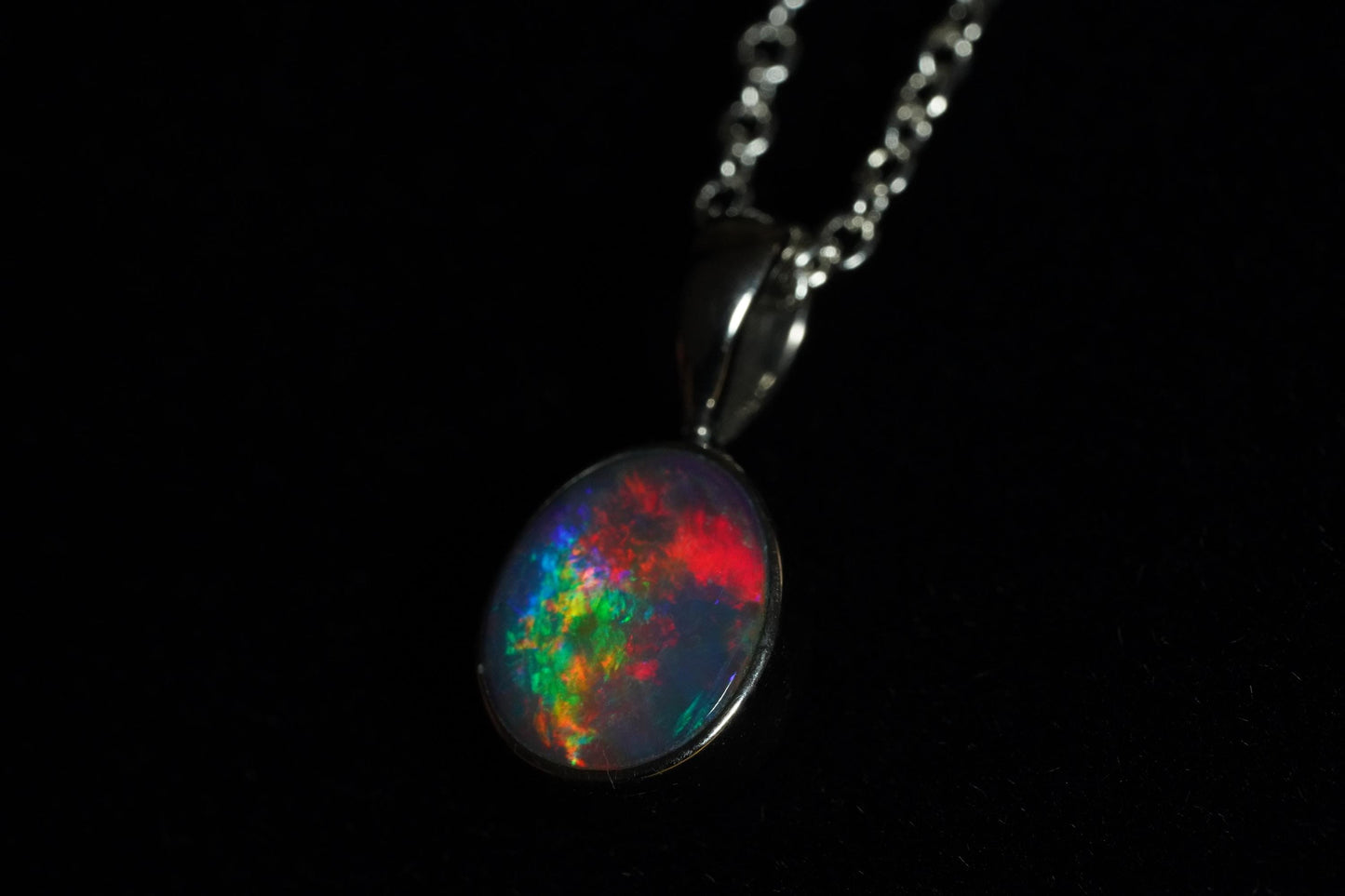 Australian Opal Pendant | Gift For Women October Birthstone