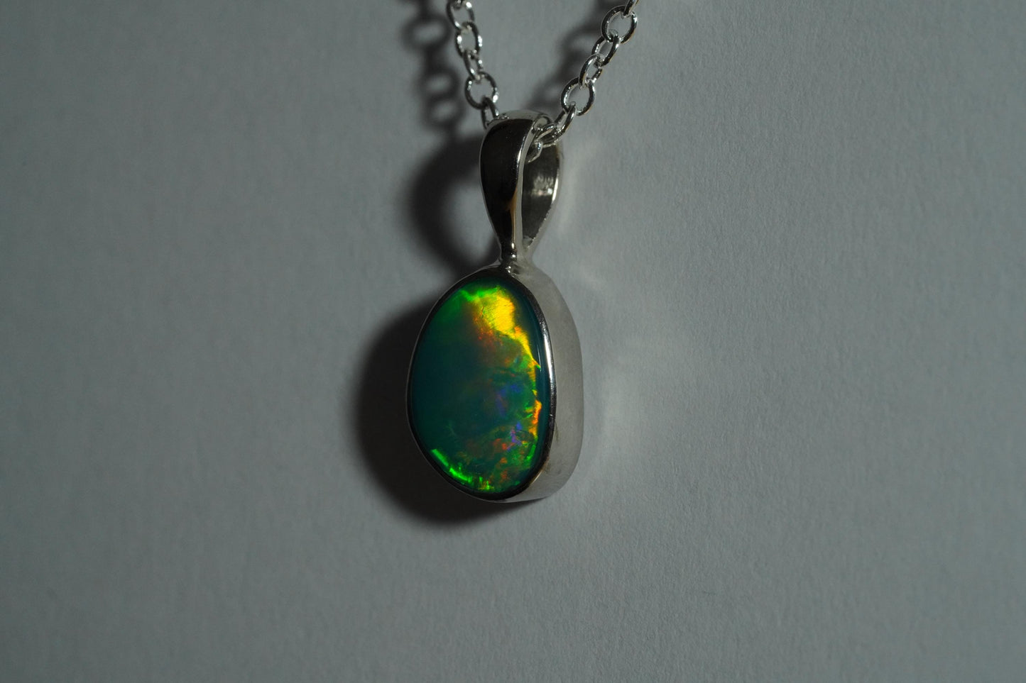 Australian Opal Pendant | Gift For Women October Birthstone