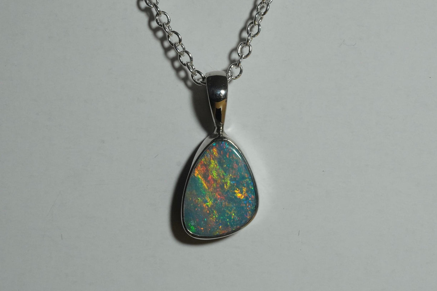 Australian Opal Pendant | Gift For Women October Birthstone