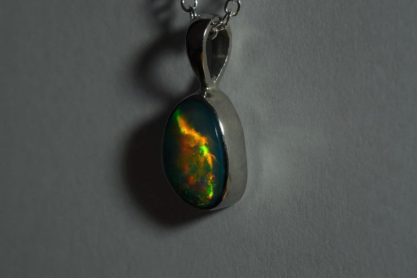 Australian Opal Pendant | Gift For Women October Birthstone