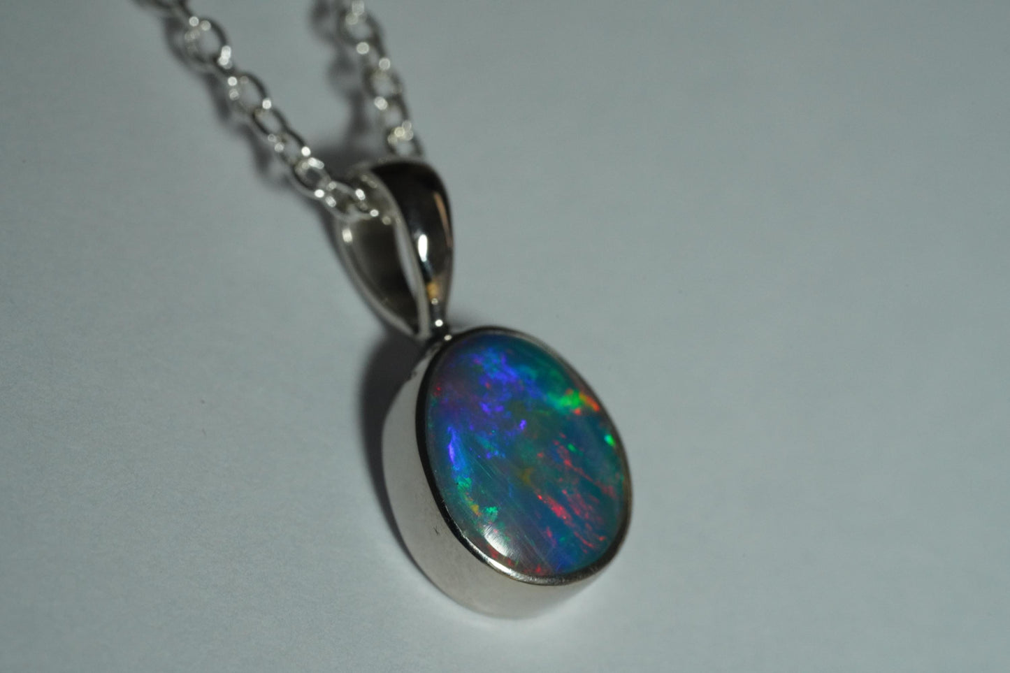 Australian Opal Pendant | Gift For Women October Birthstone