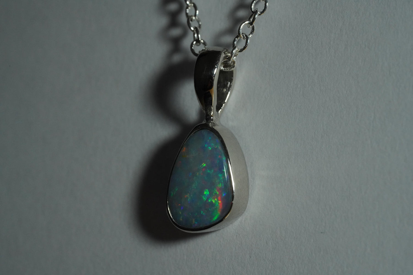 Australian Opal Pendant | Gift For Women October Birthstone