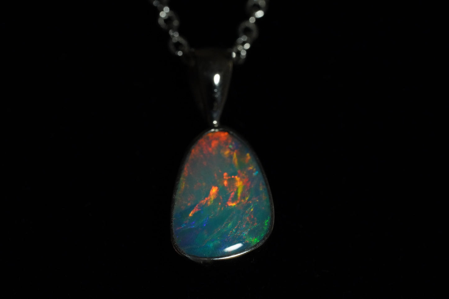 Australian Opal Pendant | Gift For Women October Birthstone