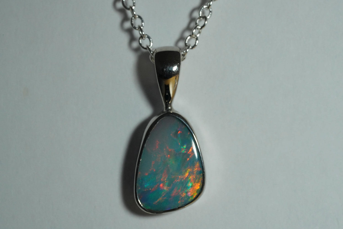Australian Opal Pendant | Gift For Women October Birthstone