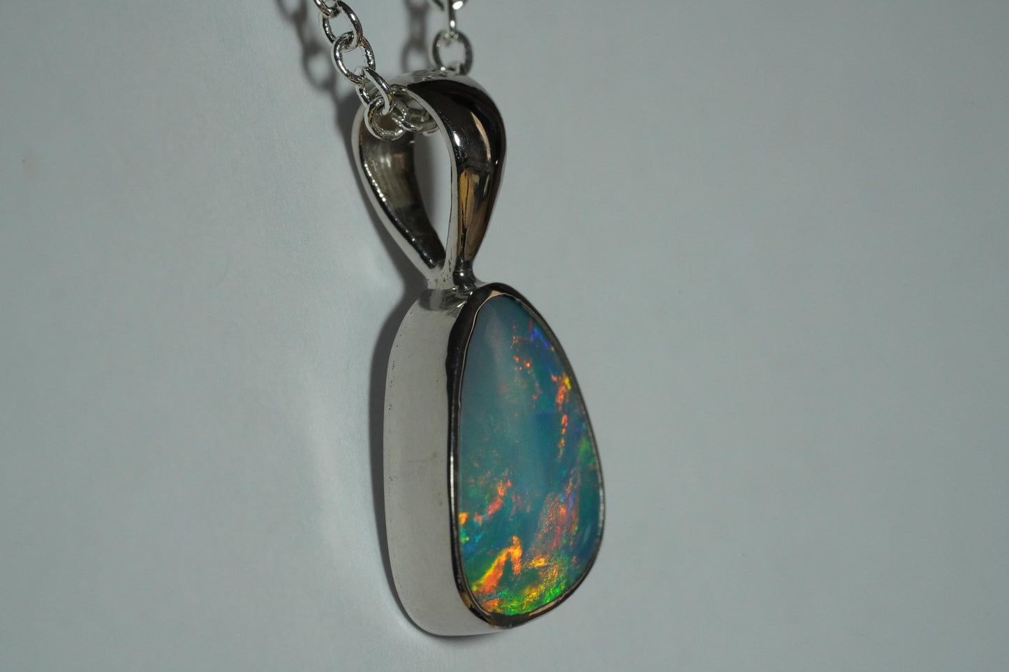 Australian Opal Pendant | Gift For Women October Birthstone